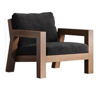 KIBONCY Divani in legno massello nordico, divano for il tempo libero for una persona, soggiorno for famiglie, divano for reception di hotel, sedia con schienale leggero e lussuoso(A1)