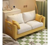 KIBONCY Divano a 2 posti imbottito in tessuto della metà del secolo, divano a due con cuscini o dormitorio for piccoli spazi(1,143cm)