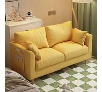 KIBONCY Divano a 2 posti imbottito in tessuto della metà del secolo, divano a due con cuscini o dormitorio for piccoli spazi(2,123cm)