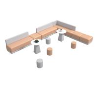 KIBONCY Divano alla moda for il tempo libero, area di attesa, ufficio scolastico, sala business, area di riposo, set di divani for negoziazioni(M)