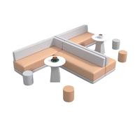 KIBONCY Divano alla moda for il tempo libero, area di attesa, ufficio scolastico, sala business, area di riposo, set di divani for negoziazioni(N)