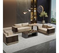 KIBONCY Divano Aziendale For Riunioni E Area Relax Nell'ufficio Del Direttore Generale - Set Di Mobili Semplici Ed Eleganti Che Include Un Tavolino Da Caffè For Posti A Sedere Informali(G)