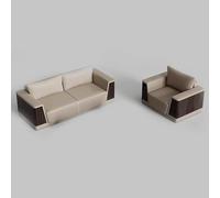 KIBONCY Divano Aziendale For Riunioni E Area Relax Nell'ufficio Del Direttore Generale - Set Di Mobili Semplici Ed Eleganti Che Include Un Tavolino Da Caffè For Posti A Sedere Informali(C)