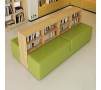 KIBONCY Divano Combinato Con Libreria E Tavolino Portaoggetti, Set Di Sedie A Sdraio Moderne For Librerie A Forma Arco For Mobili For Aree Attesa Reception For Centri Comunitari(B)