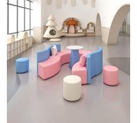 KIBONCY Divano componibile moderno, divano modulare for sala d'attesa, centro di educazione precoce, classe di formazione for l'asilo nido(A)