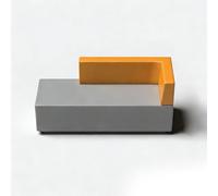 KIBONCY Divano componibile modulare curvo, combinazione minimalista di posti a sedere for il tempo libero for area di attesa dell'ufficio, sala reception e spazio for trattative aziendali(B)