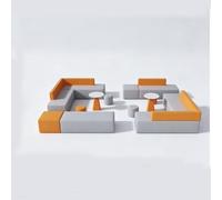 KIBONCY Divano componibile modulare, set di posti a sedere modulari for reception, set di divani for ufficio for il tempo libero, for la hall dell'ufficio, l'area di attesa del centro commerciale