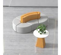 KIBONCY Divano Creativo Bifacciale, Divani In Tessuto Antigraffio, for Uffici Centri Di Formazione Centri Commerciali Cliniche Hall Di Hotel(2.15 * 1.3m)