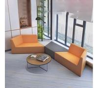 KIBONCY Divano creativo e rilassato - Set tavolino da caffè for ambienti ufficio: design semplice for le lobby degli istituti di formazione(A)