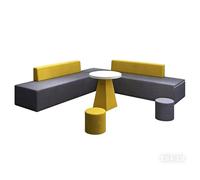 KIBONCY Divano Creativo In Tessuto for Ufficio Alieno, Set Di Divani for Ufficio for Il Tempo Libero, Comodi Posti A Sedere, Combinazione Creativa, for L'area Di Sosta Dell'azienda(F)