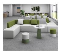 KIBONCY Divano Creativo In Tessuto for Ufficio Alieno, Set Di Divani for Ufficio for Il Tempo Libero, Comodi Posti A Sedere, Combinazione Creativa, for L'area Di Sosta Dell'azienda(B)