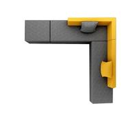 KIBONCY Divano Creativo In Tessuto for Ufficio Alieno, Set Di Divani for Ufficio for Il Tempo Libero, Comodi Posti A Sedere, Combinazione Creativa, for L'area Di Sosta Dell'azienda(D)