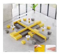 KIBONCY Divano Da Ufficio, Area Reception For Le Vendite, Lounge Nella Lobby Della Banca, Set Creativo Non Convenzionale E Versatile(V)