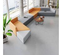 KIBONCY Divano da ufficio creativo e casual: tessuto tecnico, resistente all'acqua e alle macchie, ottimo for l'area reception della Training Academy(B)