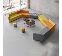 KIBONCY Divano da ufficio creativo e casual: tessuto tecnico, resistente all'acqua e alle macchie, ottimo for l'area reception della Training Academy(D)