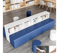 KIBONCY Divano Da Ufficio Dalla Forma Unica Nella Zona Lounge For Il Relax E Riposo. Reception Con Angolo Lettura Libreria Portaoggetti Curva(A)