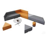 KIBONCY Divano da ufficio, divano for reception for ufficio vendite, area lounge nella lobby della banca, set di divani creativo non convenzionale e versatile(B)