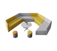 KIBONCY Divano da ufficio, divano for reception for ufficio vendite, area lounge nella lobby della banca, set di divani creativo non convenzionale e versatile(P)