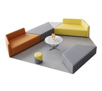 KIBONCY Divano da ufficio, divano for reception for ufficio vendite, area lounge nella lobby della banca, set di divani creativo non convenzionale e versatile(V)