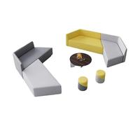 KIBONCY Divano da ufficio, divano for reception for ufficio vendite, area lounge nella lobby della banca, set di divani creativo non convenzionale e versatile(O)