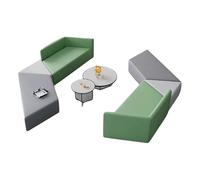 KIBONCY Divano da ufficio, divano for reception for ufficio vendite, area lounge nella lobby della banca, set di divani creativo non convenzionale e versatile(M)