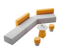 KIBONCY Divano da ufficio semplice e moderno reception reception for il tempo libero resto reception combinazione di tavolini creativi personalizzati a forma speciale(B)