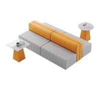 KIBONCY Divano da ufficio semplice e moderno reception reception for il tempo libero resto reception combinazione di tavolini creativi personalizzati a forma speciale(C)