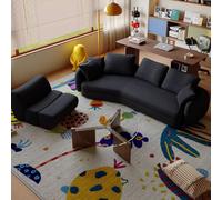 KIBONCY Divano dalla forma speciale, divano for lobby da ufficio, for negozi di abbigliamento, lobby di hotel, lounge for uffici, aree reception e spazi for riunioni(B,2.1M)