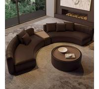 KIBONCY Divano dalla forma speciale, divano semicircolare a forma di arco, area business lounge for riunioni nella hall dell'hotel(B,4m)