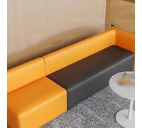 KIBONCY Divano Della Reception Nell'area Lounge Dell'istituto Di Formazione, Semplice Scrivania Da Ufficio, Fronte Minimalista, In Attesa Con Un Esclusivo Tavolino Caffè A Forma Angolo(D)