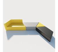 KIBONCY Divano e Tavolino Creativo for Ufficio: Semplici ma di Charme for il Ricevimento della Training Academy(D)