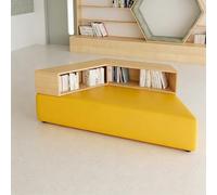KIBONCY Divano For Biblioteca Modulare Con Libreria Integrata Set Di Panche Morbide E Creative For Sala Lettura Scolastica, Area Reception Istituzionale, Lounge, Mobili For Ingresso(J)