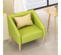 KIBONCY Divano for reception for il tempo libero, piccolo divano, dotato di comodi cuscini, for piccoli spazi, appartamento, soggiorno, ufficio in casa, facile montaggio(Green,4pcs)