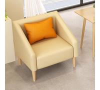 KIBONCY Divano for reception for il tempo libero, piccolo divano, dotato di comodi cuscini, for piccoli spazi, appartamento, soggiorno, ufficio in casa, facile montaggio(White,67 * 60 * 70cm)