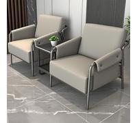 KIBONCY Divano for reception for ufficio, trattative commerciali su divani in ferro battuto, facile da pulire, for camera da letto, soggiorno, reception for ufficio e lounge club(73+73+40cm)