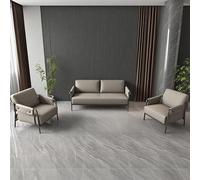 KIBONCY Divano for reception for ufficio, trattative commerciali su divani in ferro battuto, facile da pulire, for camera da letto, soggiorno, reception for ufficio e lounge club(73+73+173cm)