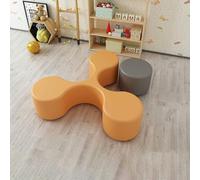 KIBONCY Divano For Reception Modulare,Set Di Divani For Reception Modulari Moderni,Divani Moderni Mobili For La Scuola Materna i Formazione Sala Delle Attività(B)