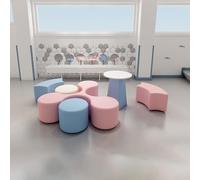 KIBONCY Divano For Reception Modulare,Set Di Divani For Reception Modulari Moderni,Divani Moderni Mobili For La Scuola Materna i Formazione Sala Delle Attività(G)