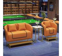 KIBONCY Divano for spettatori premium for sala da biliardo, posti a sedere di lusso for sala biliardo e club, sedia for osservazione commerciale for il tempo libero(Set2)