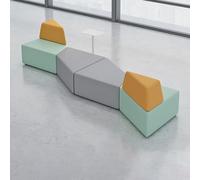 KIBONCY Divano For Ufficio Moderno Di Piccole Dimensioni - Area Salotto Creativa A Forma Di L Ad Angolo Retto For La Reception Alla Reception E Nella Hall(A)