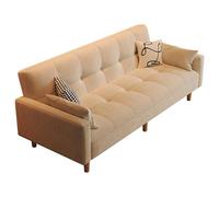 KIBONCY Divano letto multifunzionale in cotone e lino, arredamento moderno di metà secolo, divani a due posti for soggiorno, divano, for, camera da(D,1.4m)
