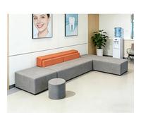 KIBONCY Divano Lounge Minimalista,divani For Ufficio Modulari Creativi,comodi Posti A Sedere For Reception,per Lobby Di Uffici, Biblioteche, Gallerie D'arte, Scuole(160 * 160cm)