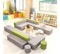 KIBONCY Divano Lounge Minimalista,divani For Ufficio Modulari Creativi,comodi Posti A Sedere For Reception,per Lobby Di Uffici, Biblioteche, Gallerie D'arte, Scuole(A)