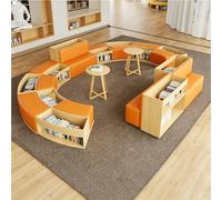 KIBONCY Divano minimalista dalla forma irregolare for la prima educazione, set di divani curvi creativi for ufficio, libreria e hall(I)