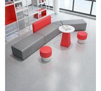 KIBONCY Divano Moderno E Minimalista Creativo, Divano Dalle Forme Irregolari E Set Da Tavolino, For Aree Di Reception Di Ufficio E Istituzioni Educative(J)