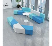 KIBONCY Divano Modulare, Combinazione Di Divani Da Ufficio Irregolari For Il Tempo Libero, For Sala Aziendale, Salone Di Bellezza Della Banca, Area Di Riposo E Attesa(H)