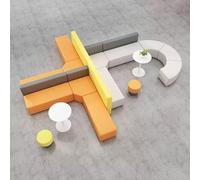 KIBONCY Divano modulare dalla forma speciale for angolo lettura di un centro di educazione precoce for l'asilo nido(B)