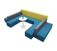 KIBONCY Divano modulare dalla forma speciale for la classe di formazione dell'asilo nido, combinazione di divani for centri di educazione precoce(A)