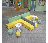 KIBONCY Divano modulare dalla forma speciale for la classe di formazione dell'asilo nido, combinazione di divani for centri di educazione precoce(D)