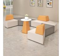 KIBONCY Divano Modulare Mobile,Divani E Tavolini Da Caffè Di Forme Irregolari,Divani Moderni Minimalisti Creativi,per Aree Reception Di Ufficio E Istituzioni Educative(016)